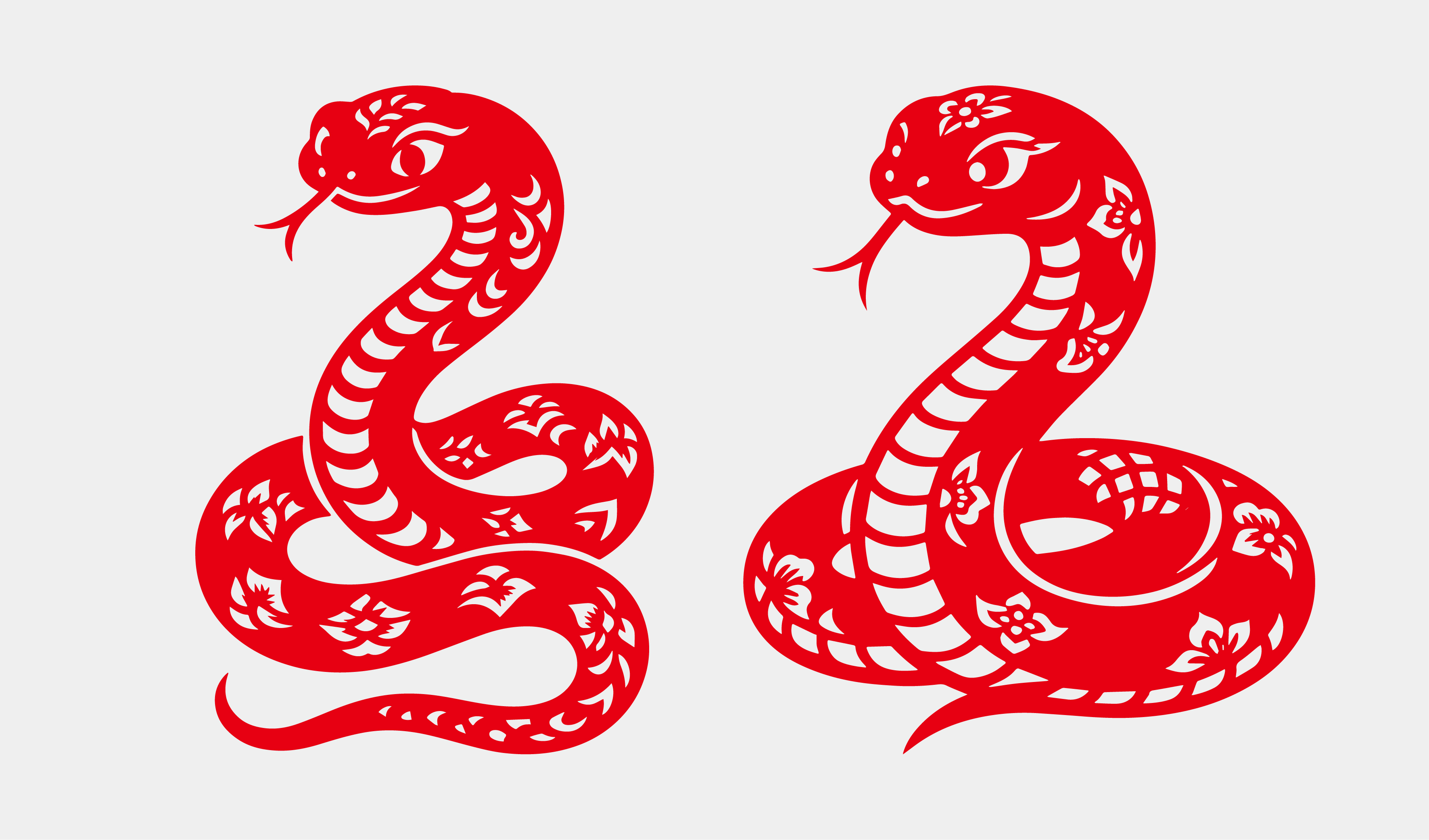 新年-生肖剪纸-蛇